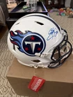 Eddie George Titans Fanatics authentic full size football signed helmet!!