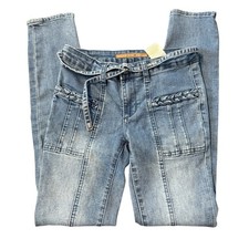 Joe  s Jeans, Girls skinny jeans, braided pockets, thin belt, stretch, Size 16