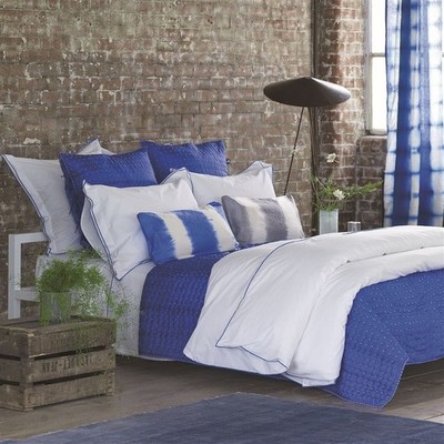 Astor Cobalt Duvet Cover 400 Thread Count