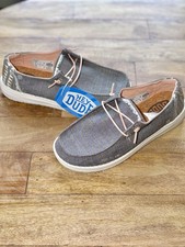 Hey Dude Wendy Boho Grey  Pink Women  s Slip On Shoes Size W 8 Brand New