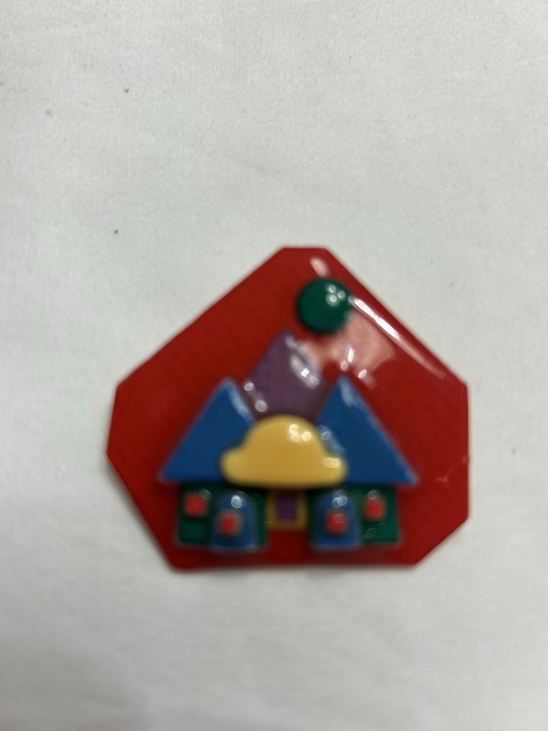 VINTAGE HOUSE PIN BY LUCINDA
