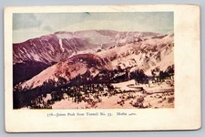 c1901 James Peak From Tunnell No 33 Moffat Line Vintage Postcard