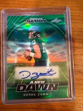 2025 Leaf Football Nation A NEW DAWN Green PRIZM Derek Zammit /5 Auto