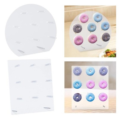 Donuthalter Acryl Donut Stand für Food Buffet Holiday Party Tischdisplay
