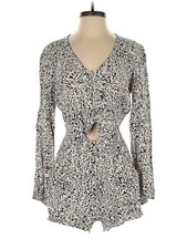 Jessica Simpson Women Ivory Romper S