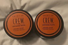Lot Of 2 American Crew Defining Paste Medium Hold And Low Shine  3 oz Each