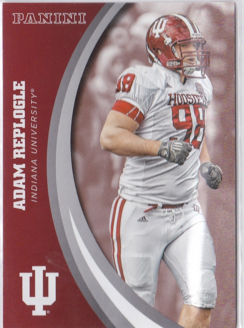2016 Panini Indiana Hoosiers Football Adam Replogle #32 - NCAA IU