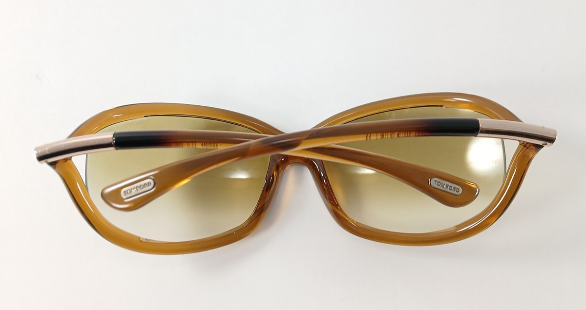 Tom Ford JENNIFER TF8 602 Brown Frame Oversize Square Lens 