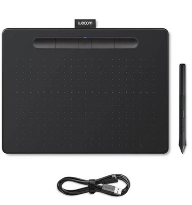 Wacom Intuos CTL-6100WL Medium Bluetooth Grafik Stift Tablet - Schwarz - Verpackung beschädigt