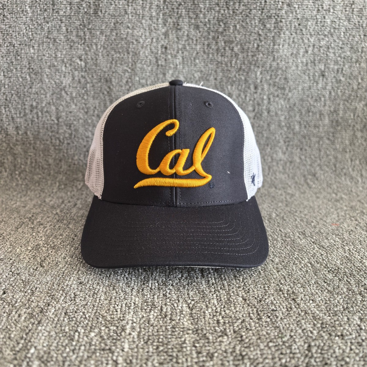 47 Brand Cal Golden Bears Trucker Hat Cap Navy White Snapback NCAA New