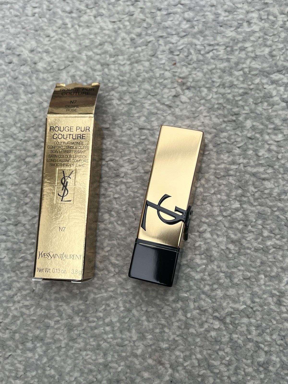 Yves Saint Laurent Rouge Pur Couture Lipstick 3.8g N7 Desire Rose