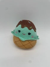 Squishmallows 5” Maya The Mint Ice Cream Plush Stuffed Animal