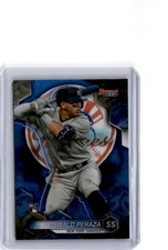 2023 Bowman's Best #64 Oswald Peraza Blue Refractors #/150