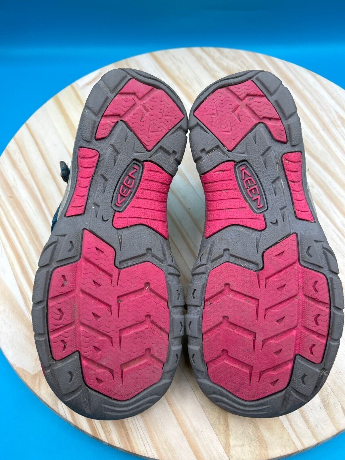 Keen Newport 1020362 sandalo outdoor bambino taglia 5 rosa acqua cordino gancio e anello