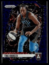2024 Panini Prizm WNBA #36 Tina Charles Blue Velocity Prizms