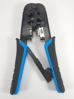 RJ45 Cat 5/5e Crimp Tool Network LAN Cable Stripper & Crimper Cutter RJ11 Phone