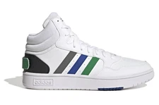 Adidas Hoops 3.0 Mid Men’s Sneakers – White / Green / Blue – Size 11.5 (GY4746)