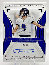 2021 Panini National Treasures All Pro Signatures Justin Tucker Auto #14/49