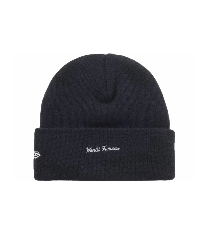 Supreme FW25 New Era Box Logo Beanie Navy Brand New In Bag In HAND Ships Fast! - Image 2 of 3
