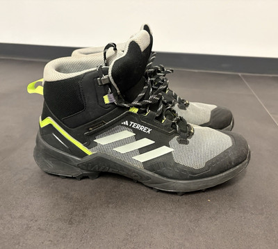 adidas Terrex Swift R3 Mid GORE-TEX  wanderstiefel EUR 44 2/3 Schwarz/Grau/Neon