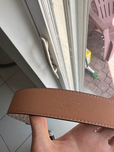 Louis Vuitton LV Monogram Belt Size 36 Men’s - Picture 6 of 7