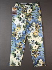 Vintage ROUTE 66 Flower Print pants Size 11/12 28x26 NWT 90s Y2K 2000s