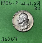 1956 P Washington Silver Quarter 25c BU Brilliant Uncirculated
