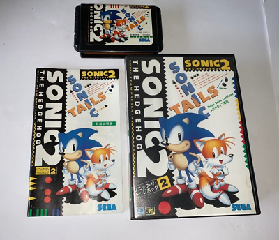 Sonic The Hedgehog 2 NTSC-J Sega Mega Drive MegaDrive Tested 1992