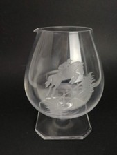 Vase en Cristal Gravé Ancien