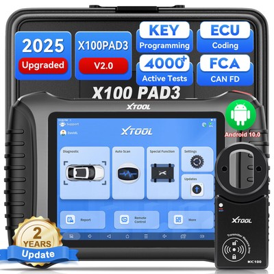 XTOOL X100PAD3 Professionelles Schlüsselprogrammiertool Alle Systemdiagnose IMMO