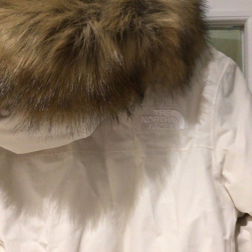 North Face Artic parka Women’s Size M Vintage White - Picture 3 of 7