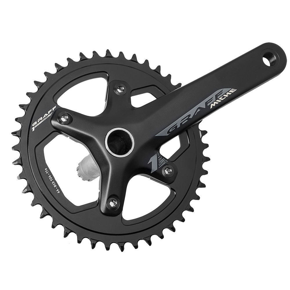 Miche Graff One Gravel Bike Chainset Crankset Single Speed 170mm 42  Tooth