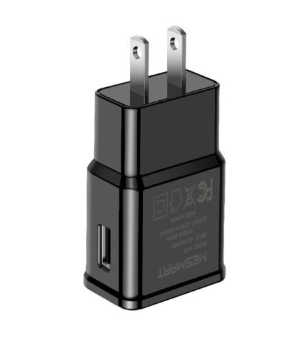 Black Cell Phone Charger Wall Plug Travel USB Port Power Adapter Charging Block - Picture 3 of 8