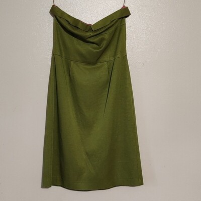 Trina Turk Green Strapless knee length dress size 2 | eBay