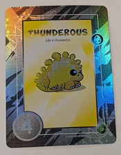 Holo Foil THUNDEROUS Doomlings First Edition Rare NM Golden Legends of Enderas