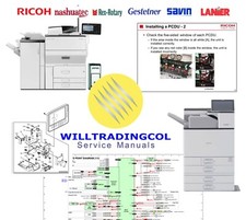 Ricoh Pro C5200S Pro C5210S Service manual,parts,diagrams and peripherals. PDF
