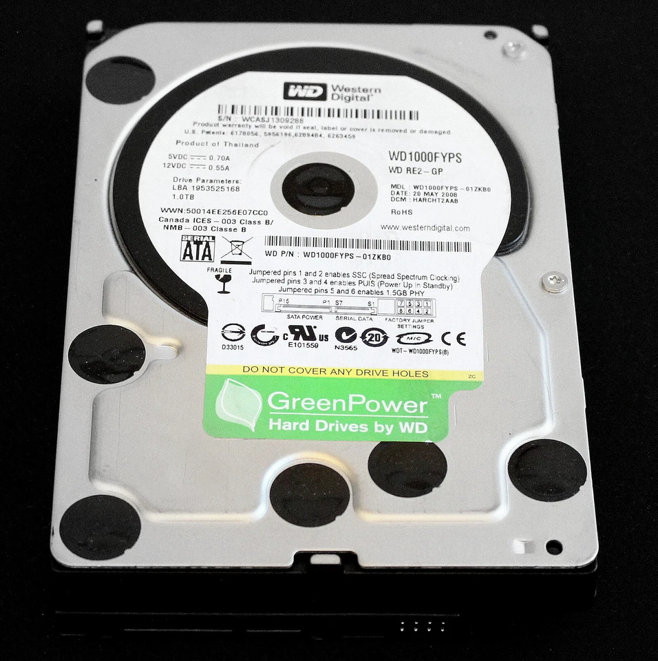 Western Digital RE2 WDC WD1000FYPS 1000GB SATA 1TB