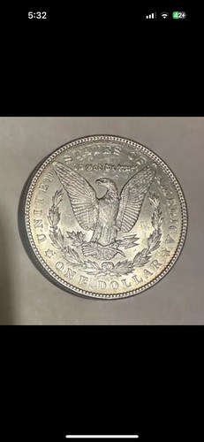 1902 P Morgan dollaro argento non circolato MS - Foto 2 di 2