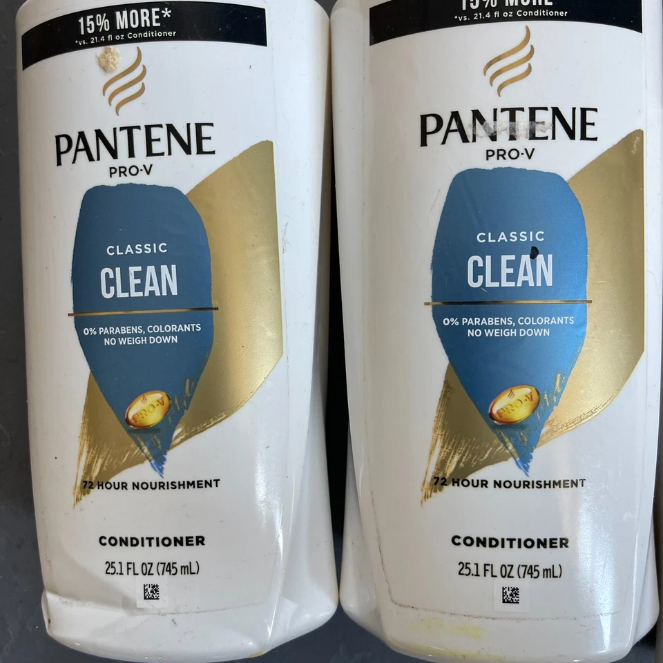 Pantene Classic Acondicionador Limpio + Acondicionador Brillo Color Radiante + Champú 4PK Foto 3 de 3