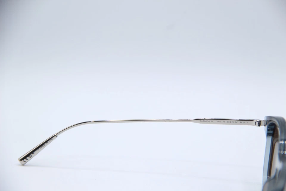 NUEVO TRAJE NEGRO CHRISTIAN DIOR S6I 33F0 AZUL MONTURAS AUTÉNTICAS GAFAS DE SOL 50-20 Foto 3 de 4