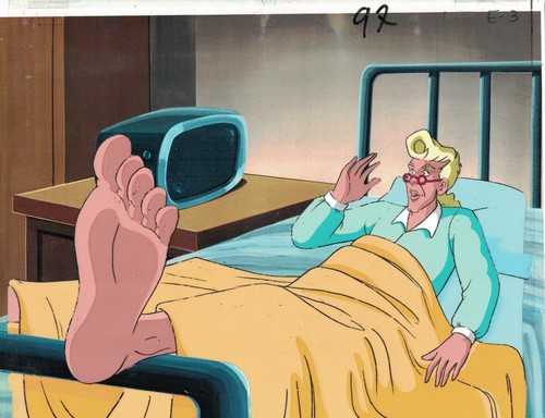 THE REAL GHOSTBUSTERS Animation Cel #2 - Dr. Egon Spengler YOUR CHOICE - Picture 3 of 8