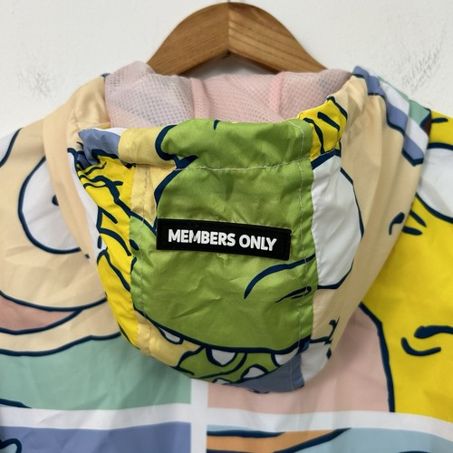 Members Only Nickelodeon Rugrats Windbreaker Jacket Multicolor Unisex Size S NEW - Picture 8 of 9