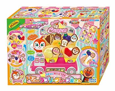 Anpanman Dokin's Dokin-chan Lovely Crepe Shop SEGA TOYS NEW from
