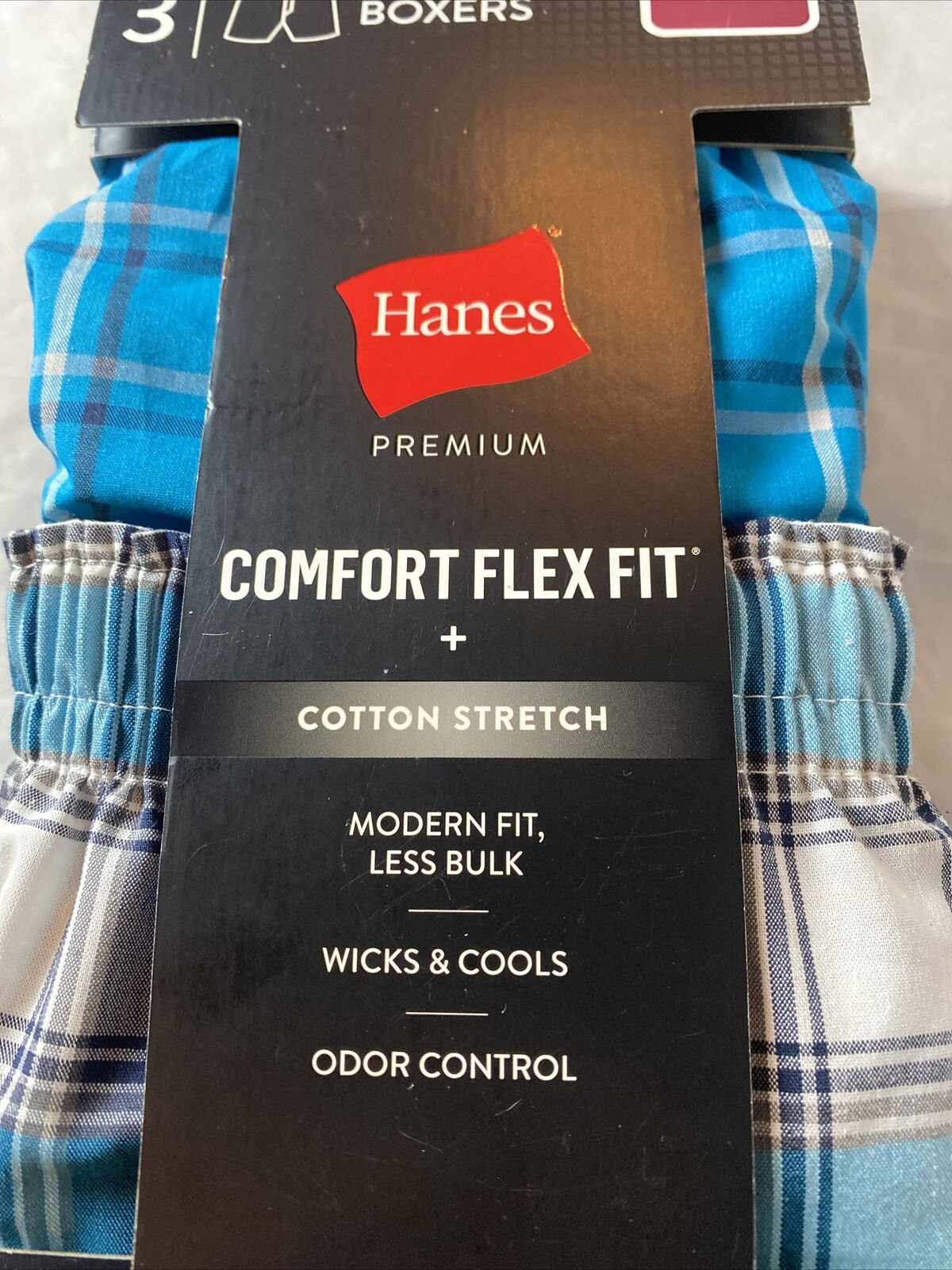 Men's Hanes Premium Comfort Flex Boxer Shorts Underwear Size S 28-30”  Tagless - Ultimate Encounter