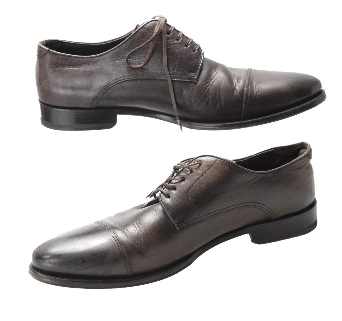 SUITSUPPLY Dress Formal Shoes Men\'s EU 42 .5 / US 9.5 Brown Leather Wingtip Amazon.com | Men main image 4