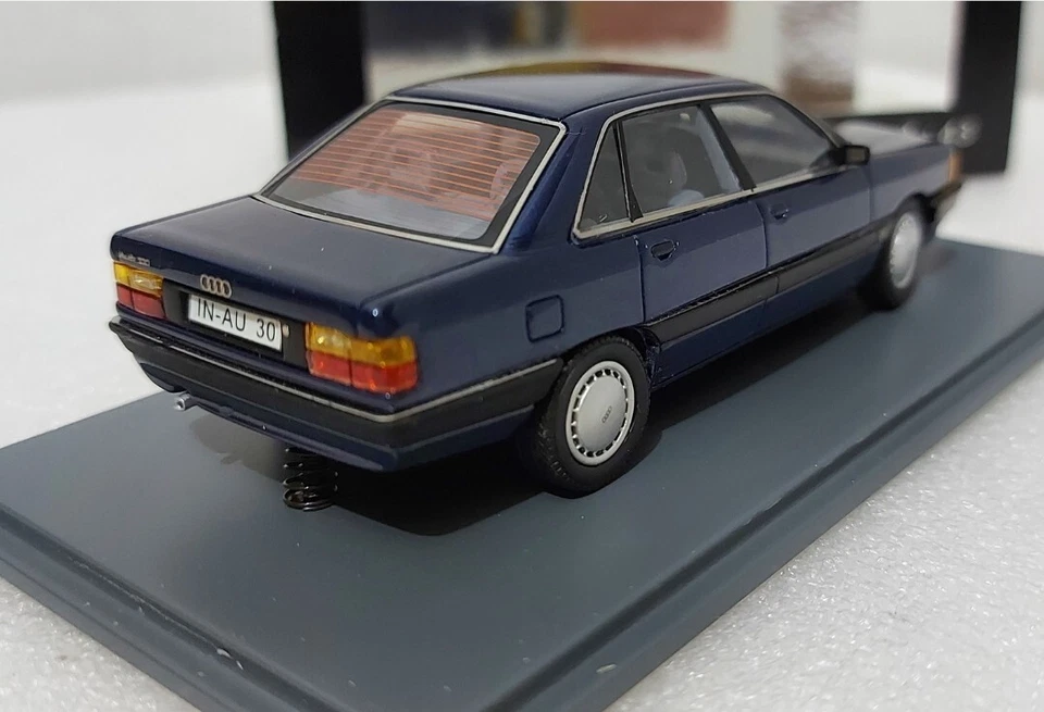 WOW Audi 100 Typ 44 1990 Blue Met. 1:43 Neo NEO43030 EXTREMELY RARE!! - Image 3 of 4