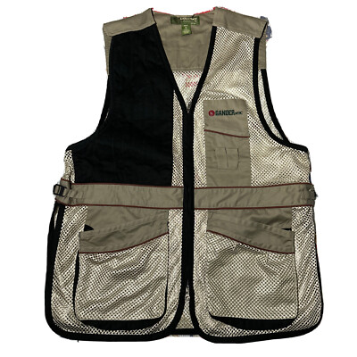 Gander Mountain Guide Series Beige Men s XL Perforated Hiking Hunting Vest