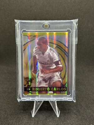 ROBERTO CARLOS #27 TOP 2002 REAL MADRID 2001/02 CROMO MUNDICROMO LA LIGA 01/02