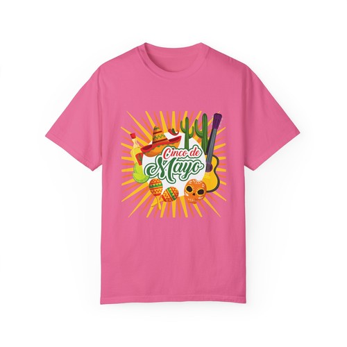 Cinco de Mayo Unisex T-Shirt | Colorful Mexican Fiesta Tee - Picture 190 of 213