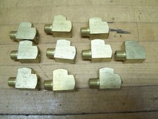 10 Eaton Weatherhead 3750X2 Brass CA360 Fitting Street Tee 1/8" NPT Female x NPT